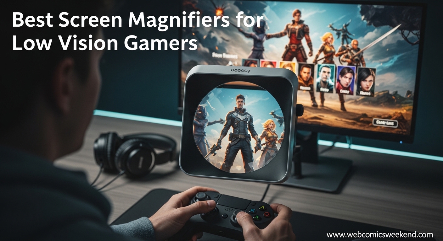 Best Screen Magnifiers for Low Vision Gamers
