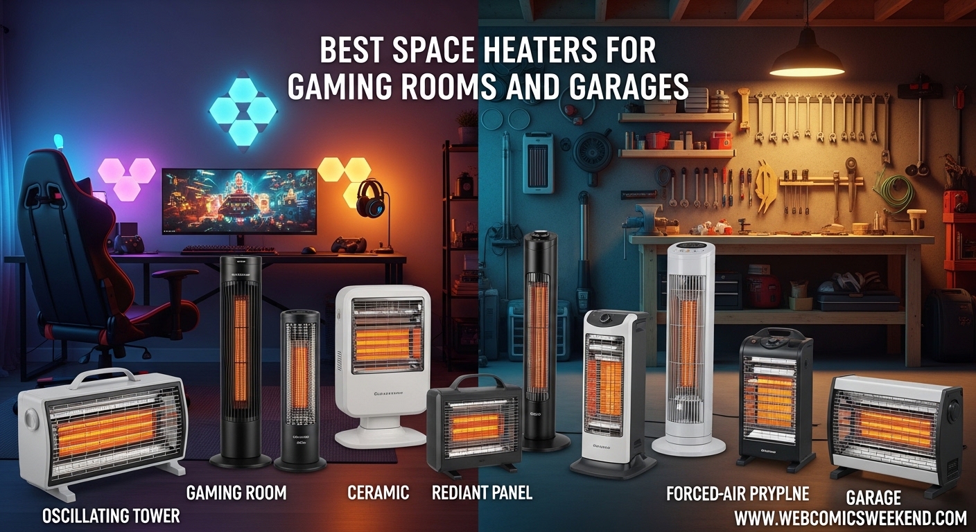 Best Space Heaters for Gaming Rooms and Garages