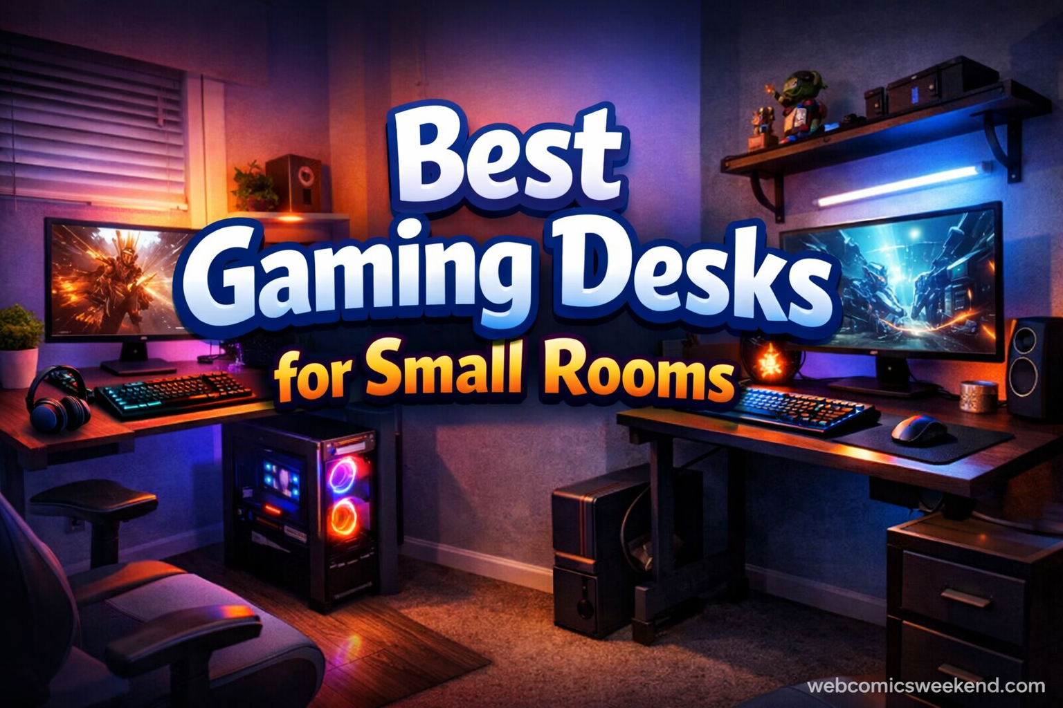 best gaming desks for small rooms