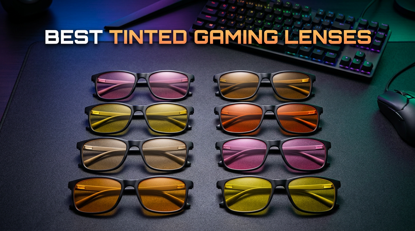 Best tinted gaming lenses for photosensitive gamers