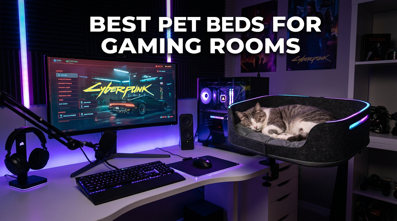 Best pet beds for gaming room setups