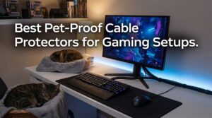 Best pet-proof cable protectors for gaming setups