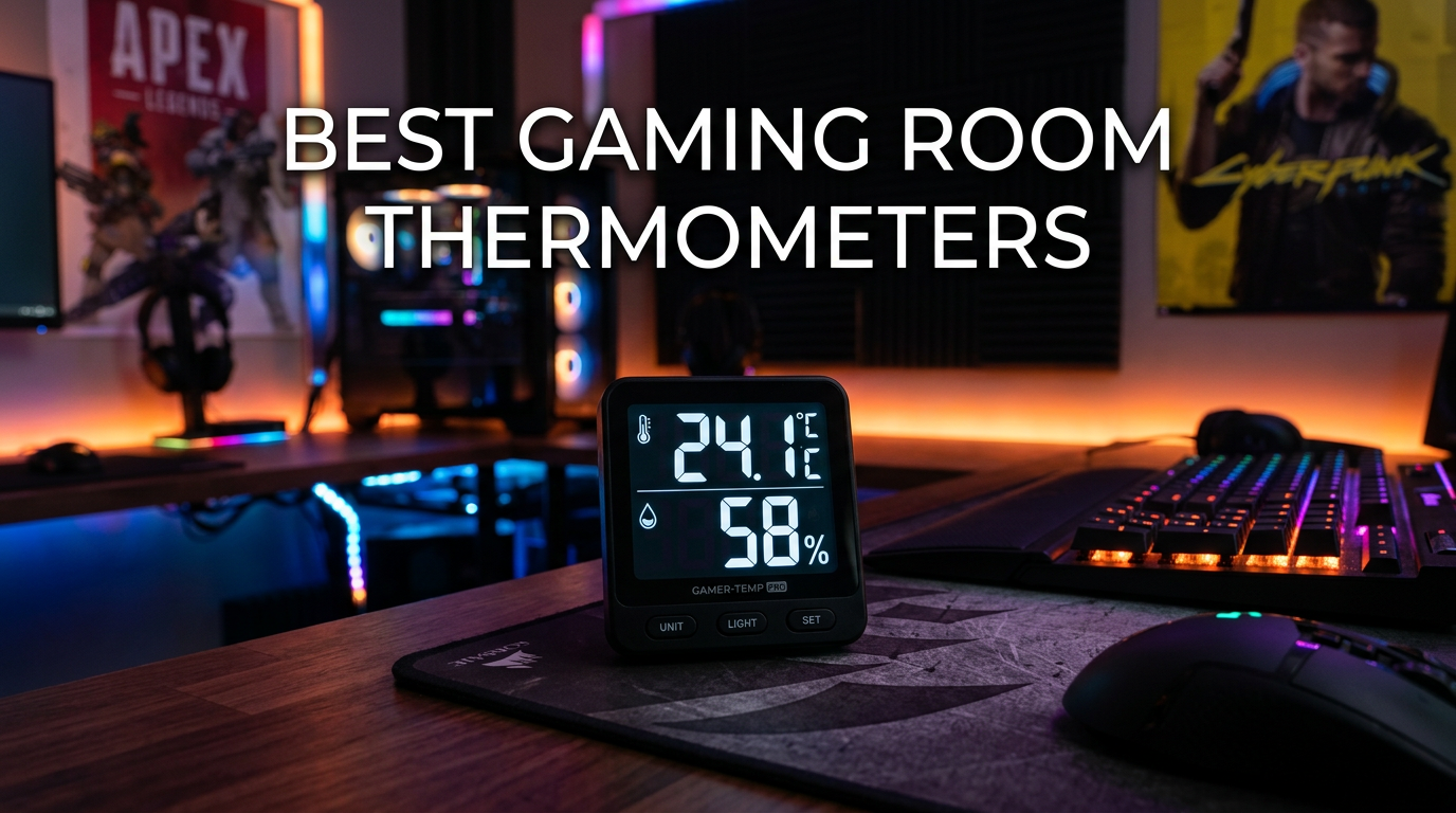 Best gaming room thermometers and hygrometers for climate monitoring