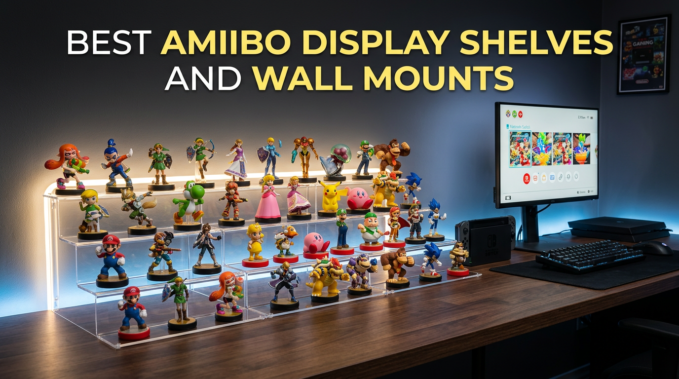 Best Amiibo display shelves and wall mounts