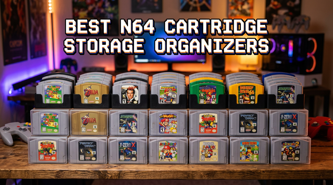 Best N64 cartridge storage organizers