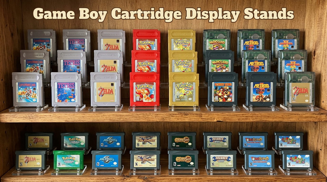 Best Game Boy cartridge display stands