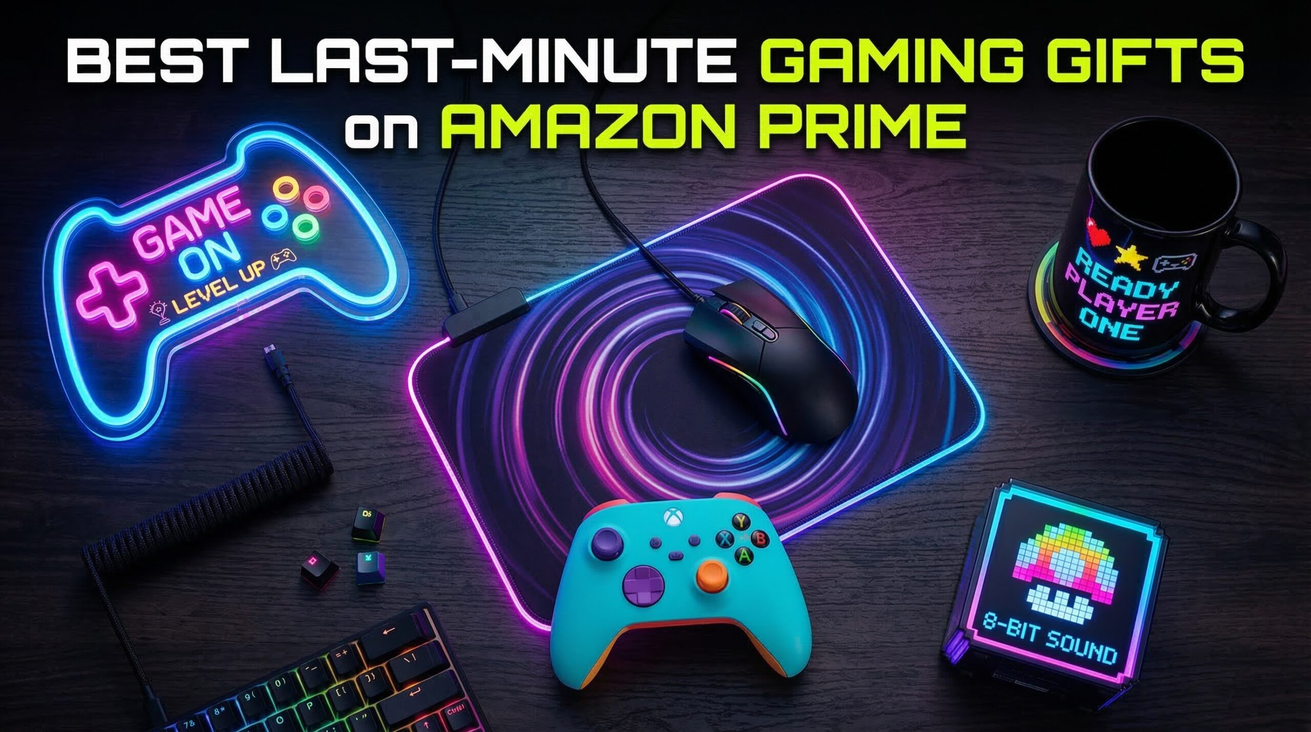 Best last-minute gaming gifts available on Amazon Prime