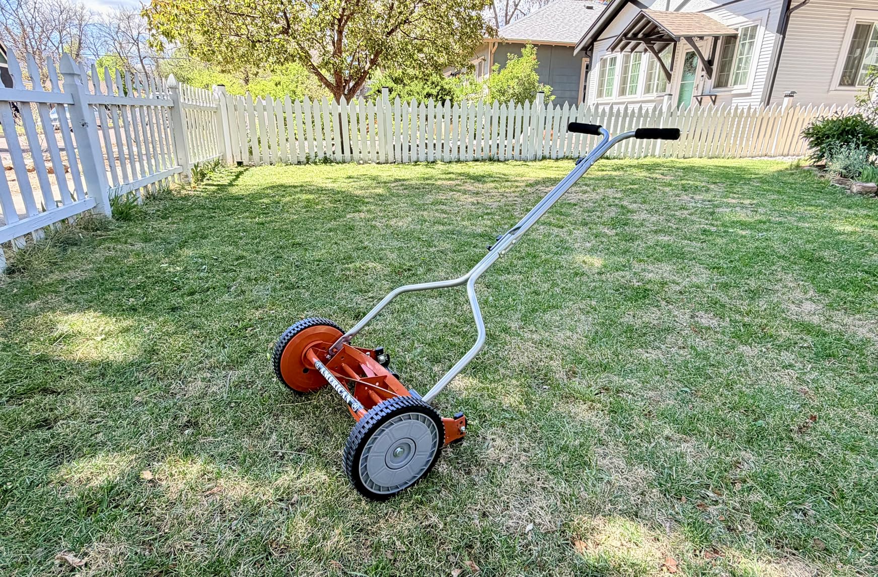 American Lawn Mower Company 1204-14 14-Inch 4-Blade Push Reel Lawn Mower customer photo 2
