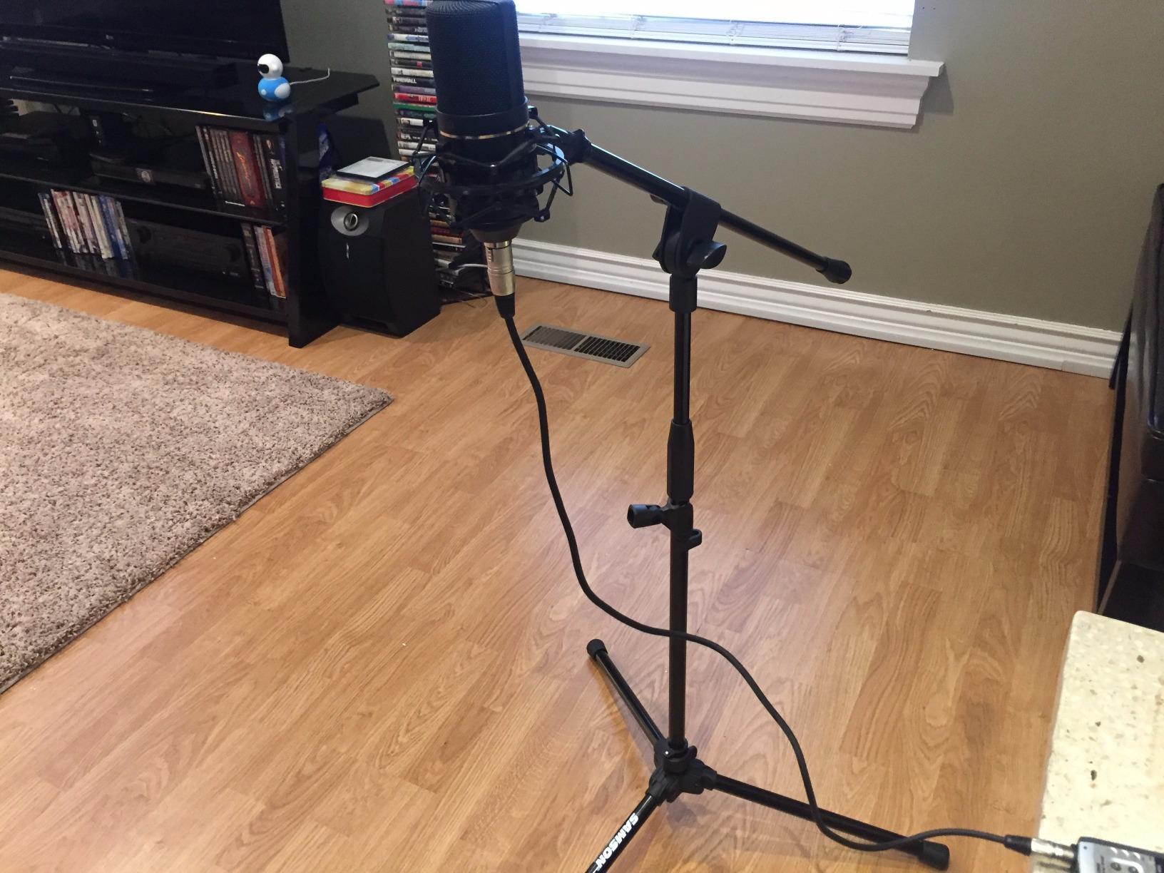 MXL 770 Condenser Microphone for Podcasting, Singing, Home Studio Recording, Gaming & Streaming | XLR | Large Diaphragm | Cardiod (Black) customer photo 2