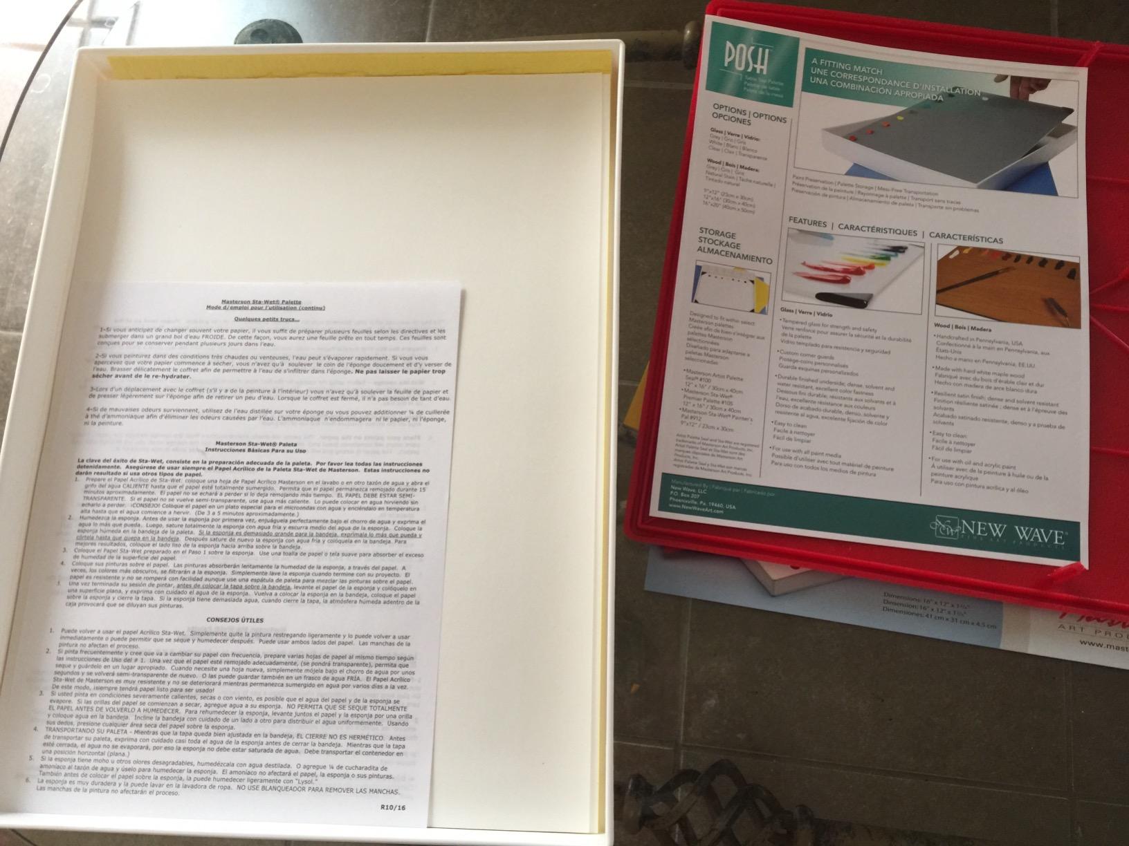 Masterson Sta-Wet Premier Palette Airtight Paint Palette Keeps Paint Fresh for Days, Made in USA customer photo 2