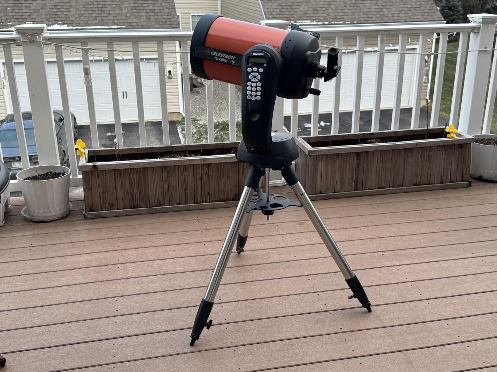 Celestron NexStar 8SE Computerized Telescope - 8-Inch Schmidt-Cassegrain Optical Tube - Fully Automated GoTo Mount with SkyAlign - Ideal for Beginners and Advanced Users - 40,000+ Object Database customer photo 2