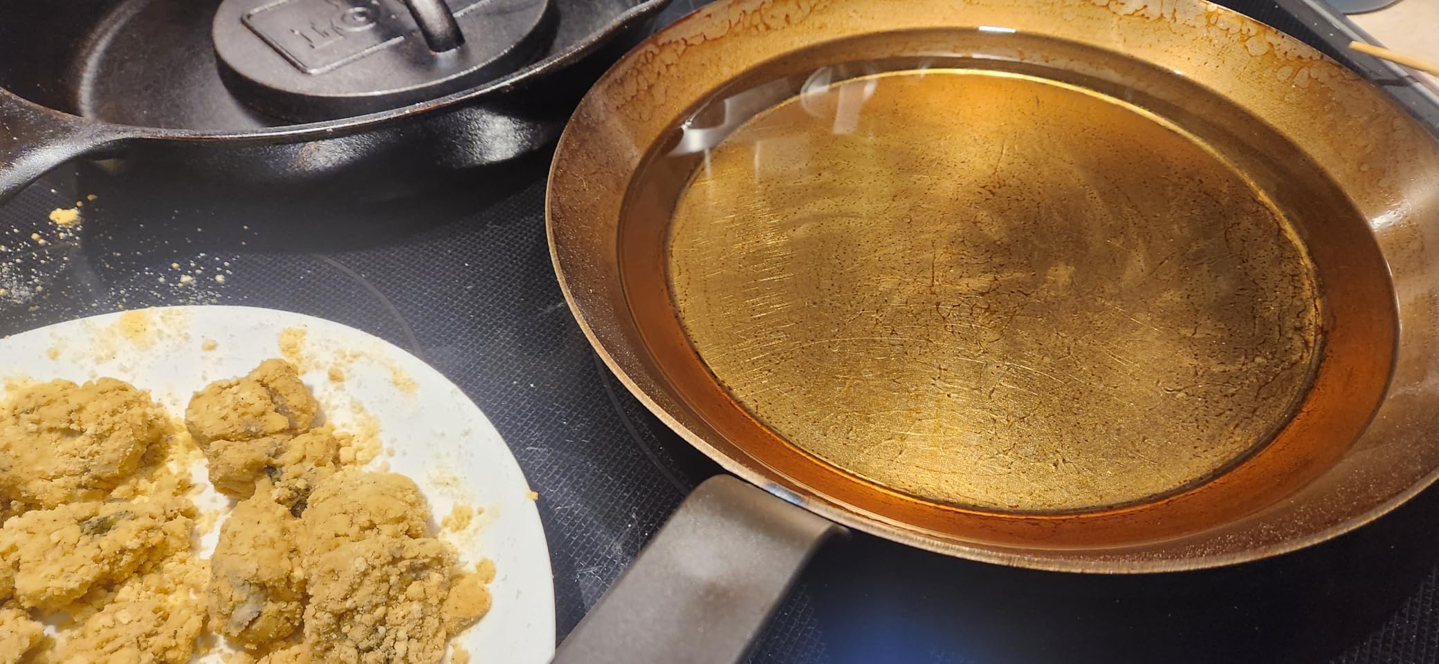 Matfer Bourgeat Black Carbon Steel Frying Pan, 11 5/8