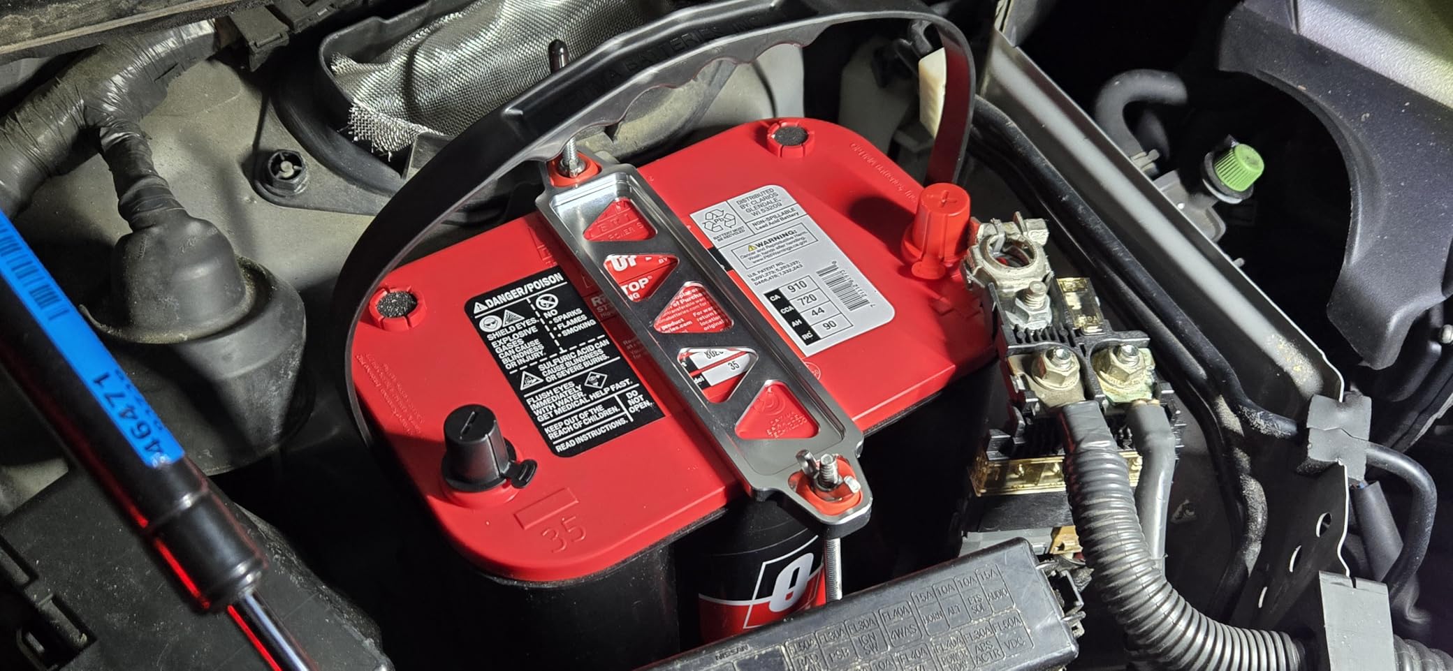 OPTIMA Batteries High Performance 35 REDTOP Sealed AGM Car, Truck and SUV Starting Battery, 720 CCA, SAE Terminal, Maintenance Free, Versatile Mounting customer photo 2