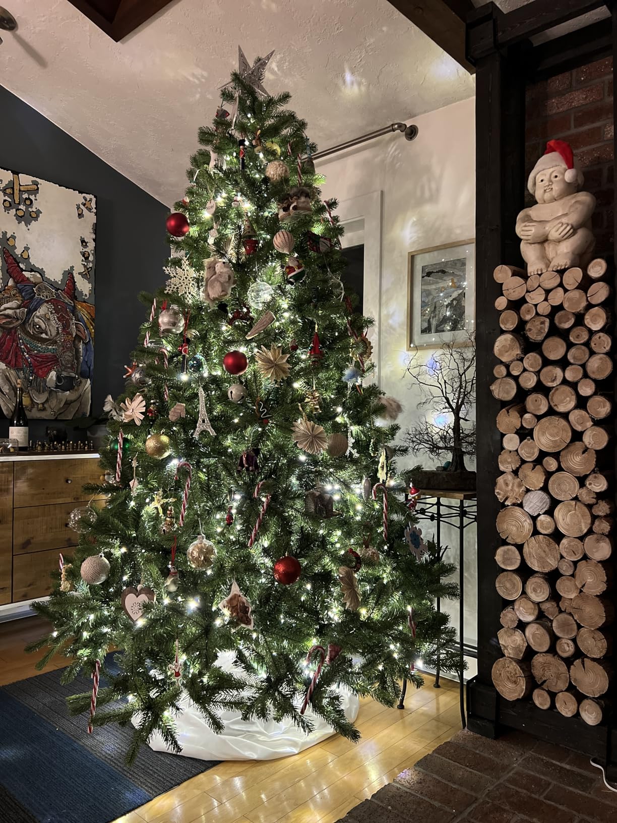 National Tree Company 7.5ft Unlit Downswept Douglas Fir Artificial Christmas Tree customer photo 2