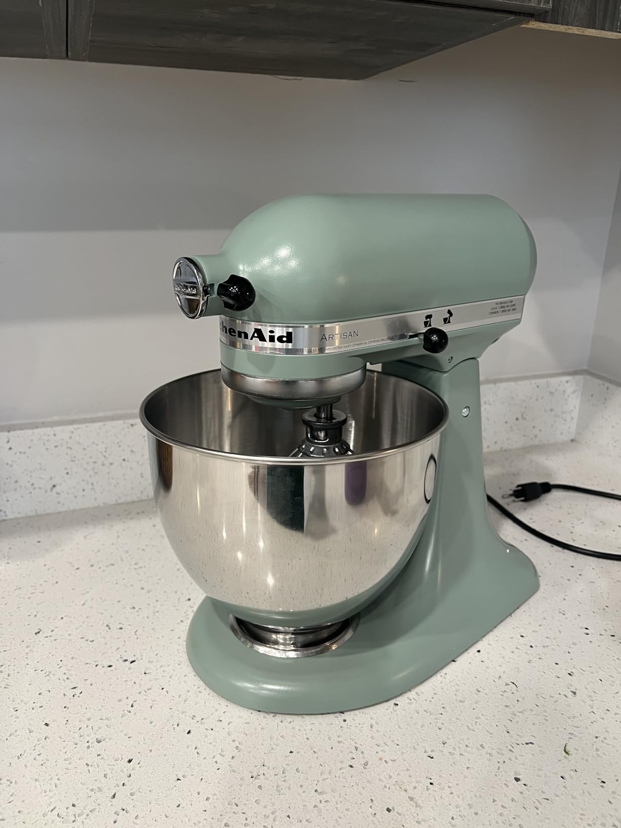 KitchenAid Artisan Series 5 Quart Tilt Head Stand Mixer with Pouring Shield KSM150PS, Contour Silver customer photo 2