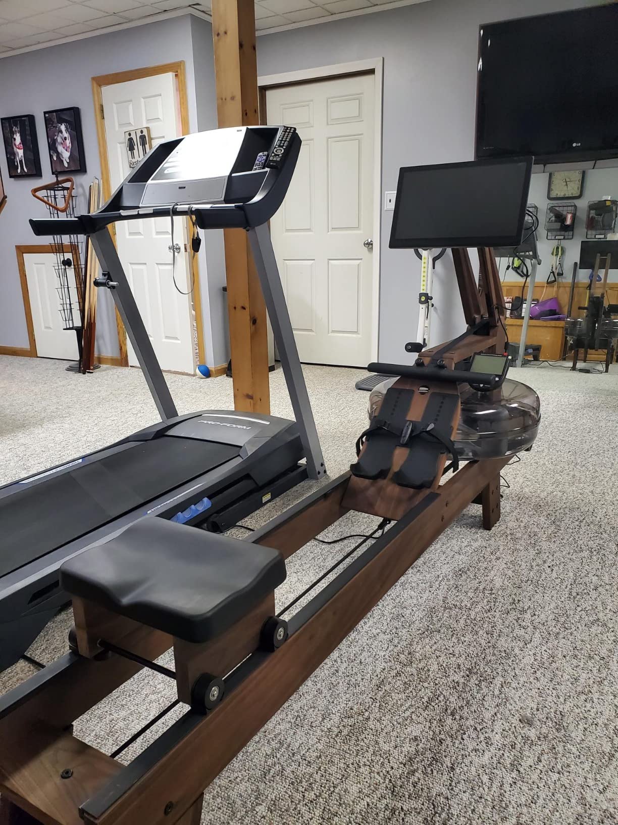 Walnut Rowing Machine with S4 BLE Monitor | USA Made Water Rower | Original Handcrafted Erg Machine for Home Use & Gym | Best Warranty customer photo 1
