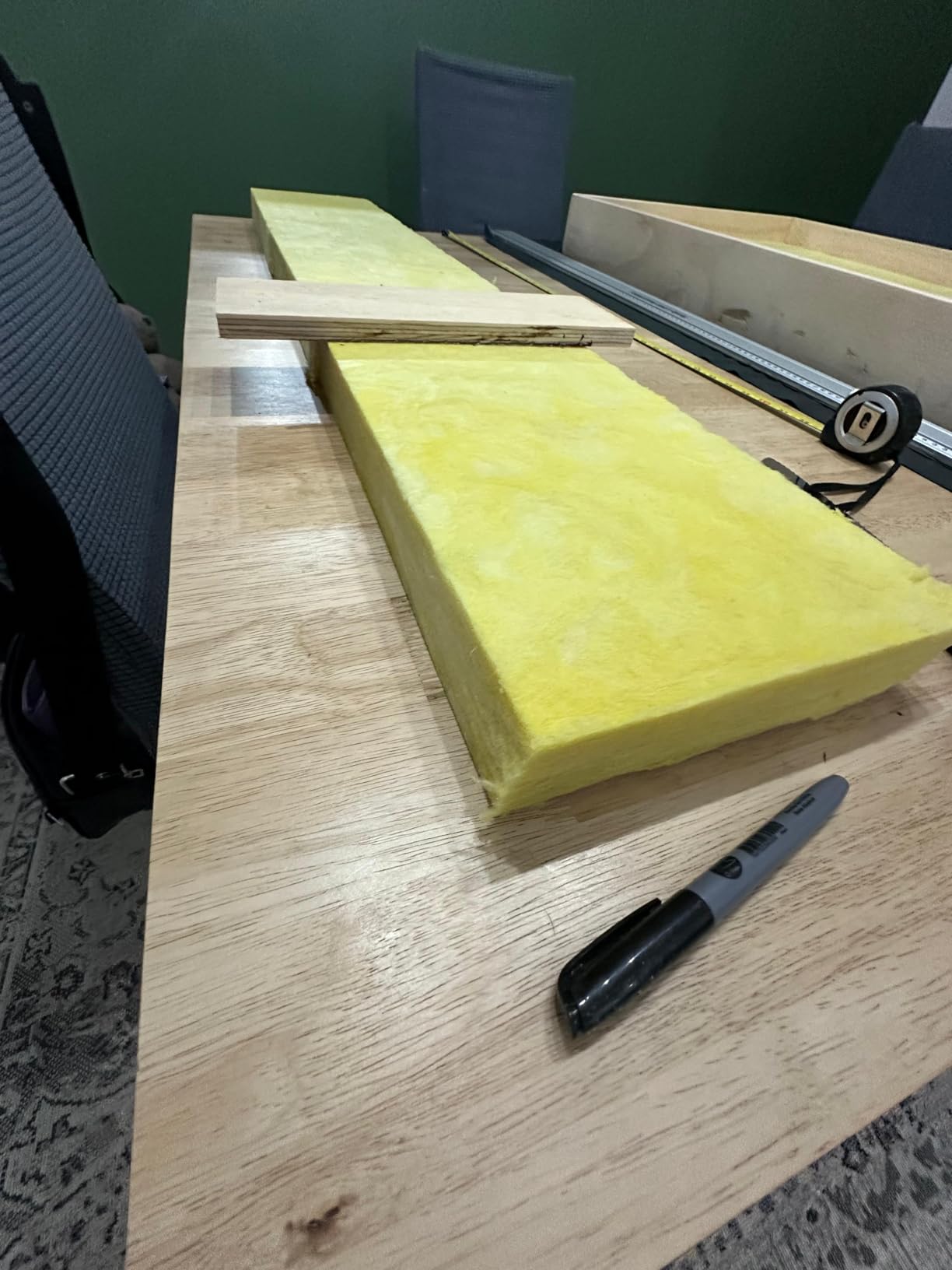 Owens Corning 703 Semi Rigid Fiberglass Board Sound Absorbing Thermal Acoustic Insulation, 2 Inch Thickness (6 Pack) customer photo 2