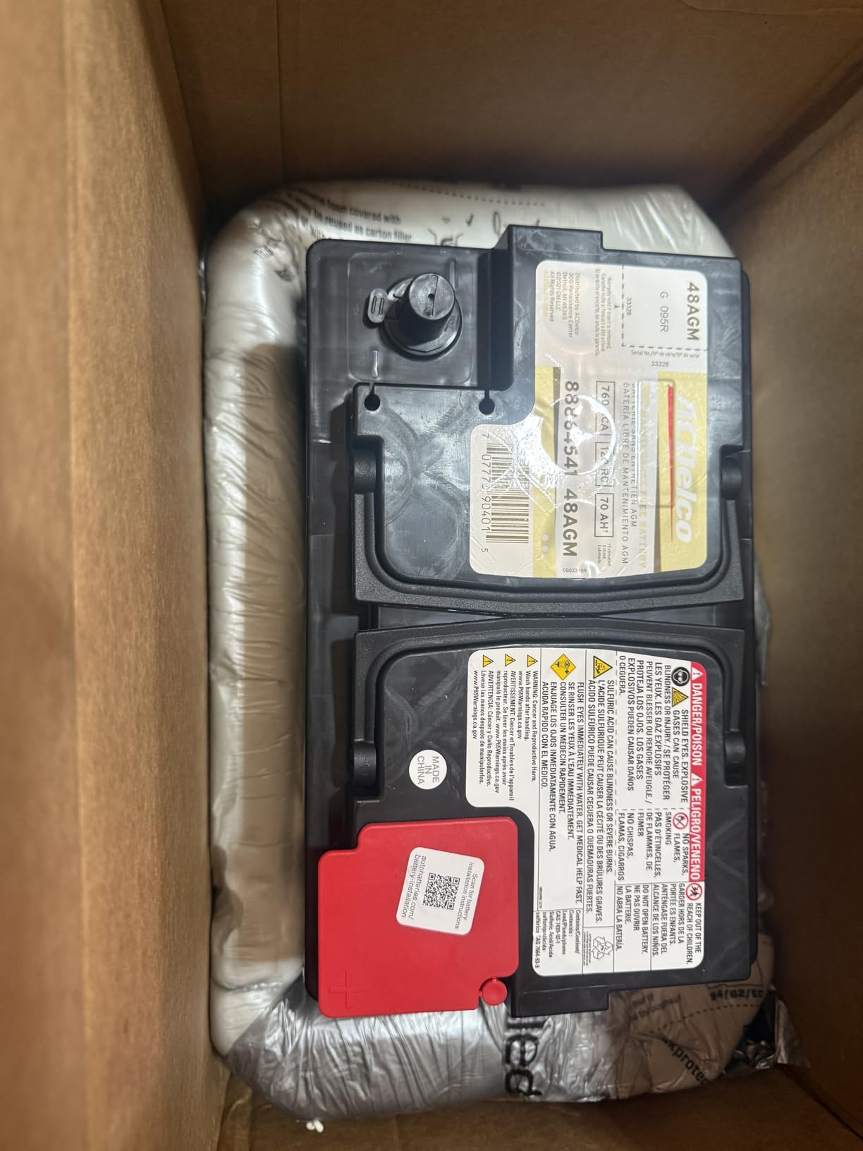 ACDelco Gold 48AGM (88864541) 36 Month Warranty AGM BCI Group 48 Battery customer photo 2