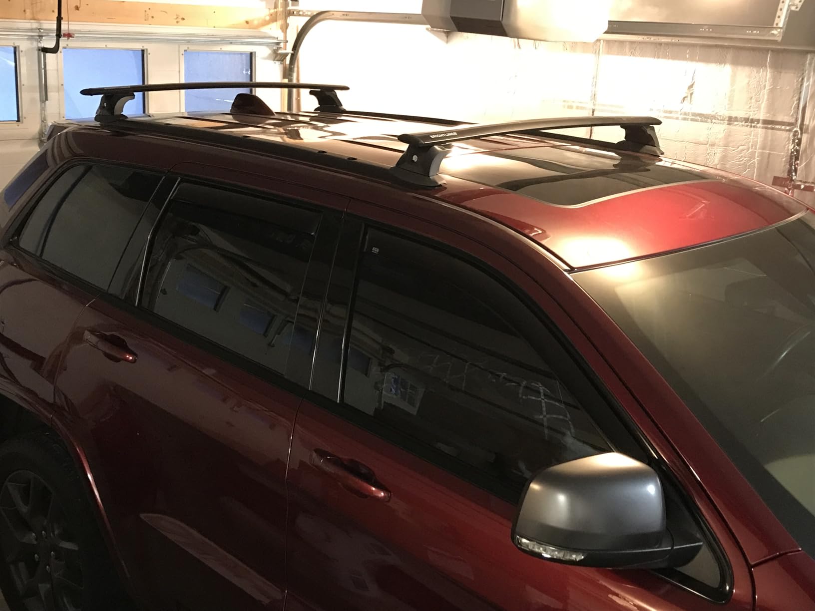 BRIGHTLINES Crossbars Roof Racks Luggage Racks Replacement for 2011-2021 Jeep Grand Cherokee with Grooved Metal Roof Side Rails customer photo 1