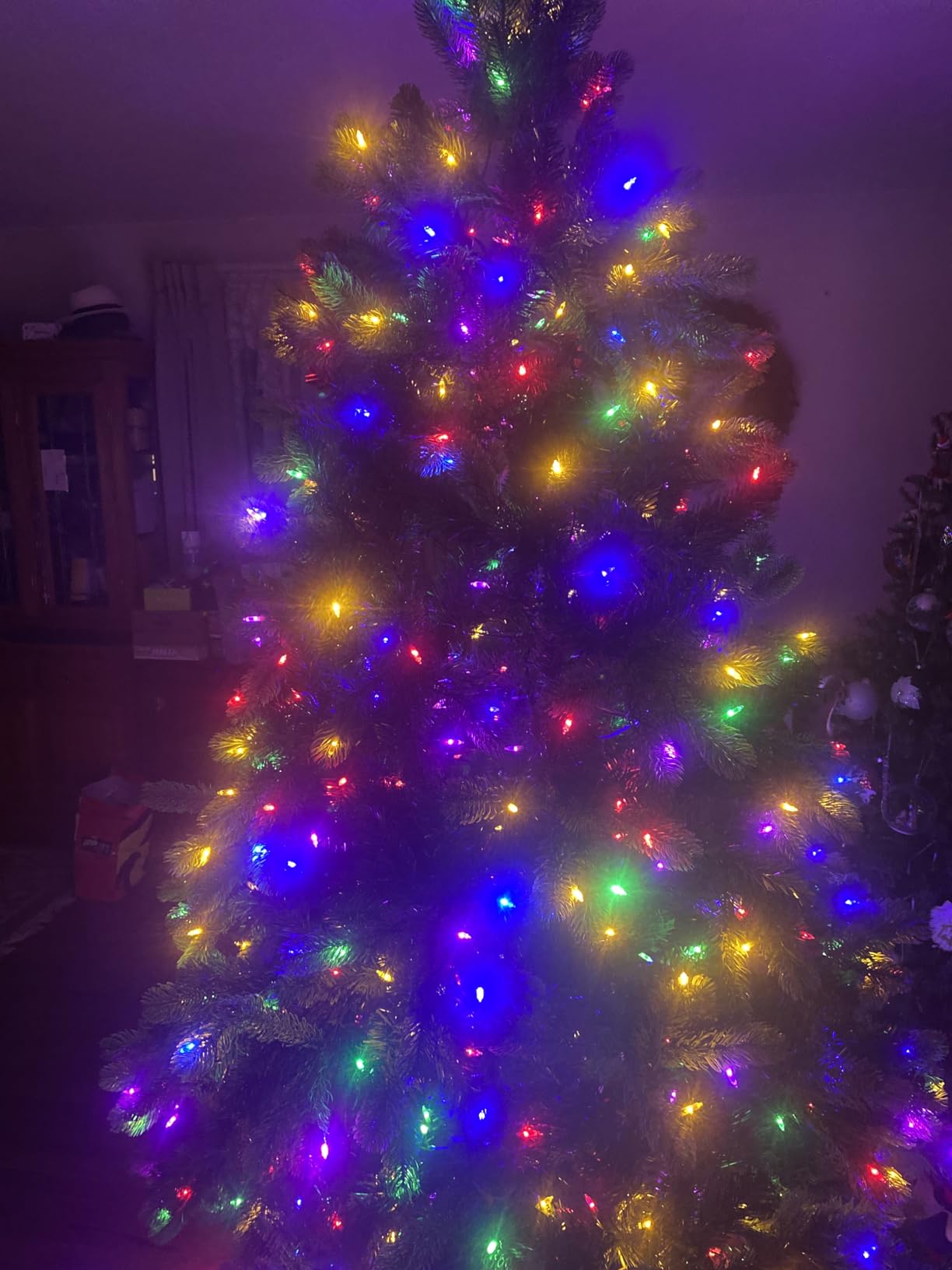 National Tree Company 7.5ft Pre-Lit 'Feel Real' Douglas Fir Artificial Christmas Tree customer photo 2