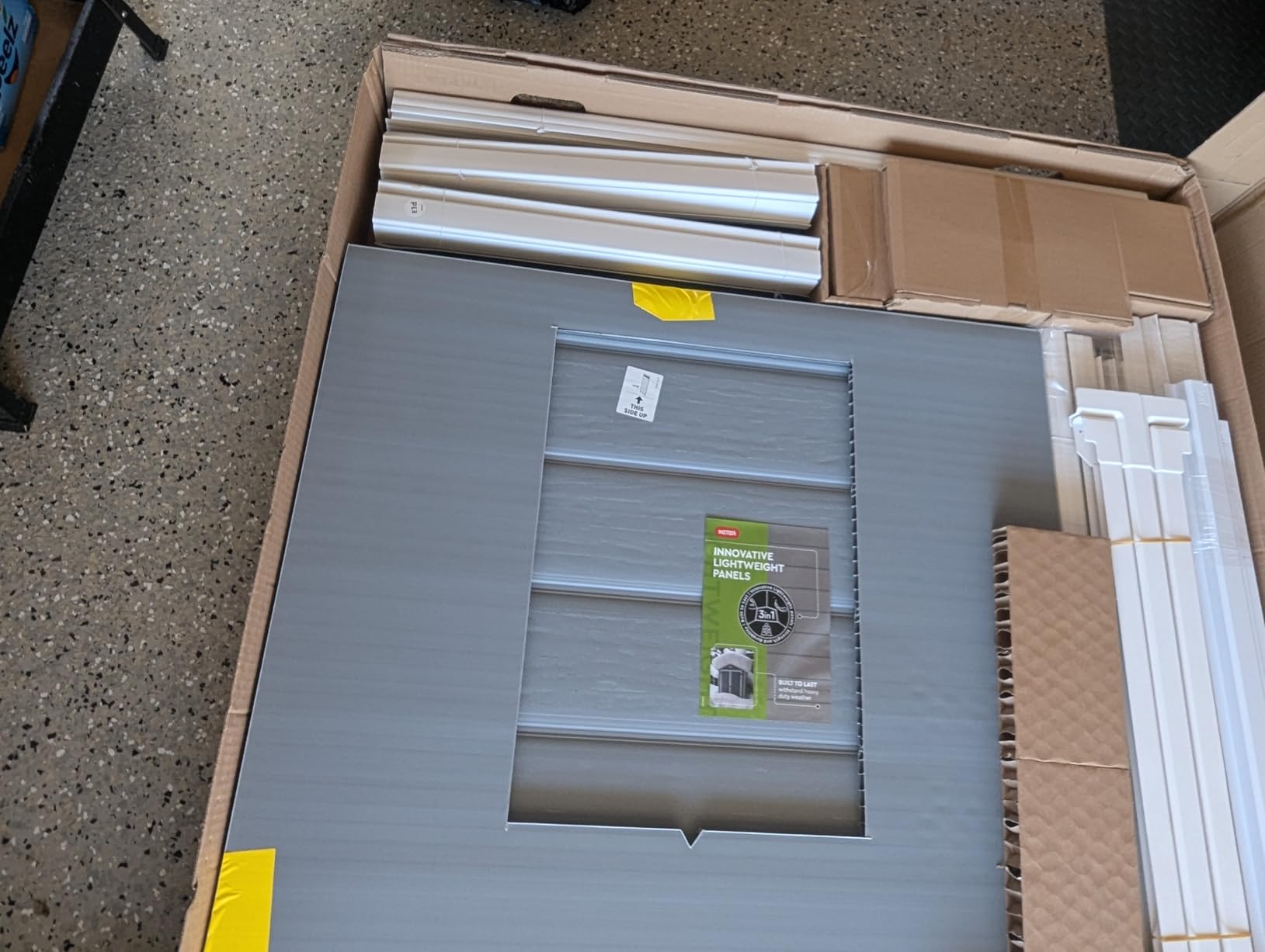 Keter Manor 4x6 Resin Outdoor Storage Shed Kit customer photo 2