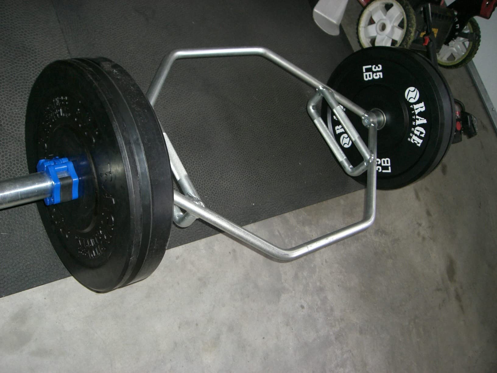 Rage Fitness Olympic Bumper Plates - Rubber-Coated Weight Plates with Steel Insert for Strength Training customer photo 2