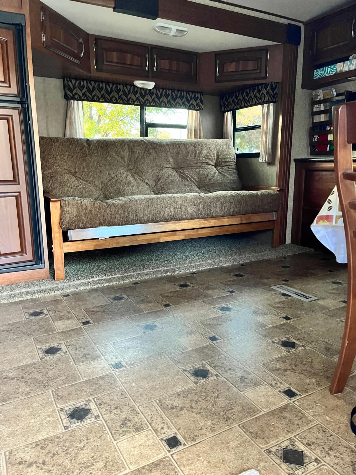 Nirvana Futons Stanford Futon Set - Full Size Futon Frame with Mattress Included (8 Inch Thick Mattress, Twill Navy Blue Color), Heavy Duty Wood, Popular Sofa Bed Choice customer photo 2
