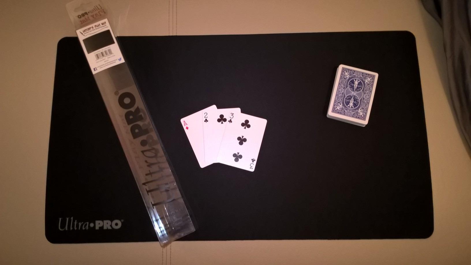 Ultra PRO Playmat for Card Games and Workstations, Solid Black, 84082 customer photo 1