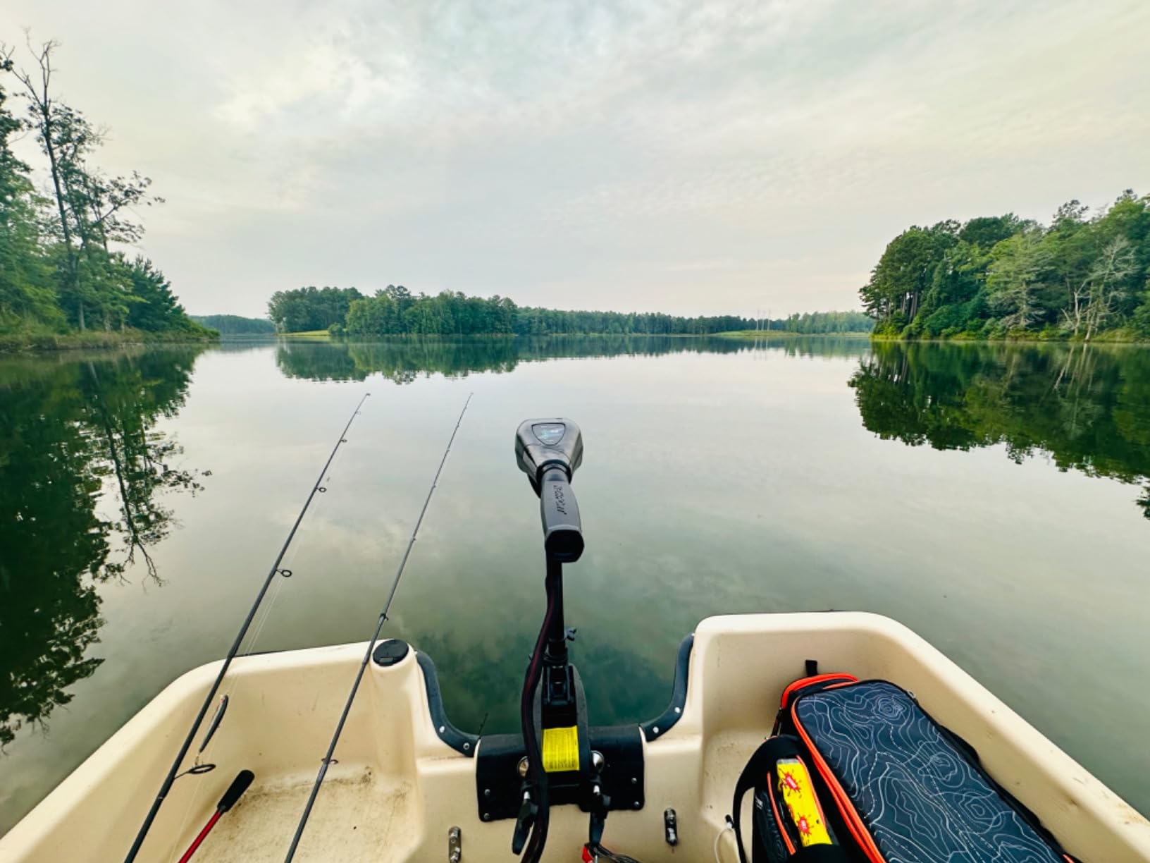 Newport NV-Series Thrust Saltwater Transom Mounted Trolling Electric Trolling Motor w/LED Battery Indicator customer photo 5