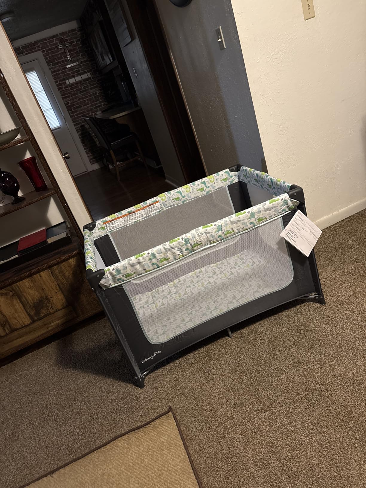 Dream On Me Zodiak Baby Playard, Breathable Mesh Sides - Gray customer photo 2
