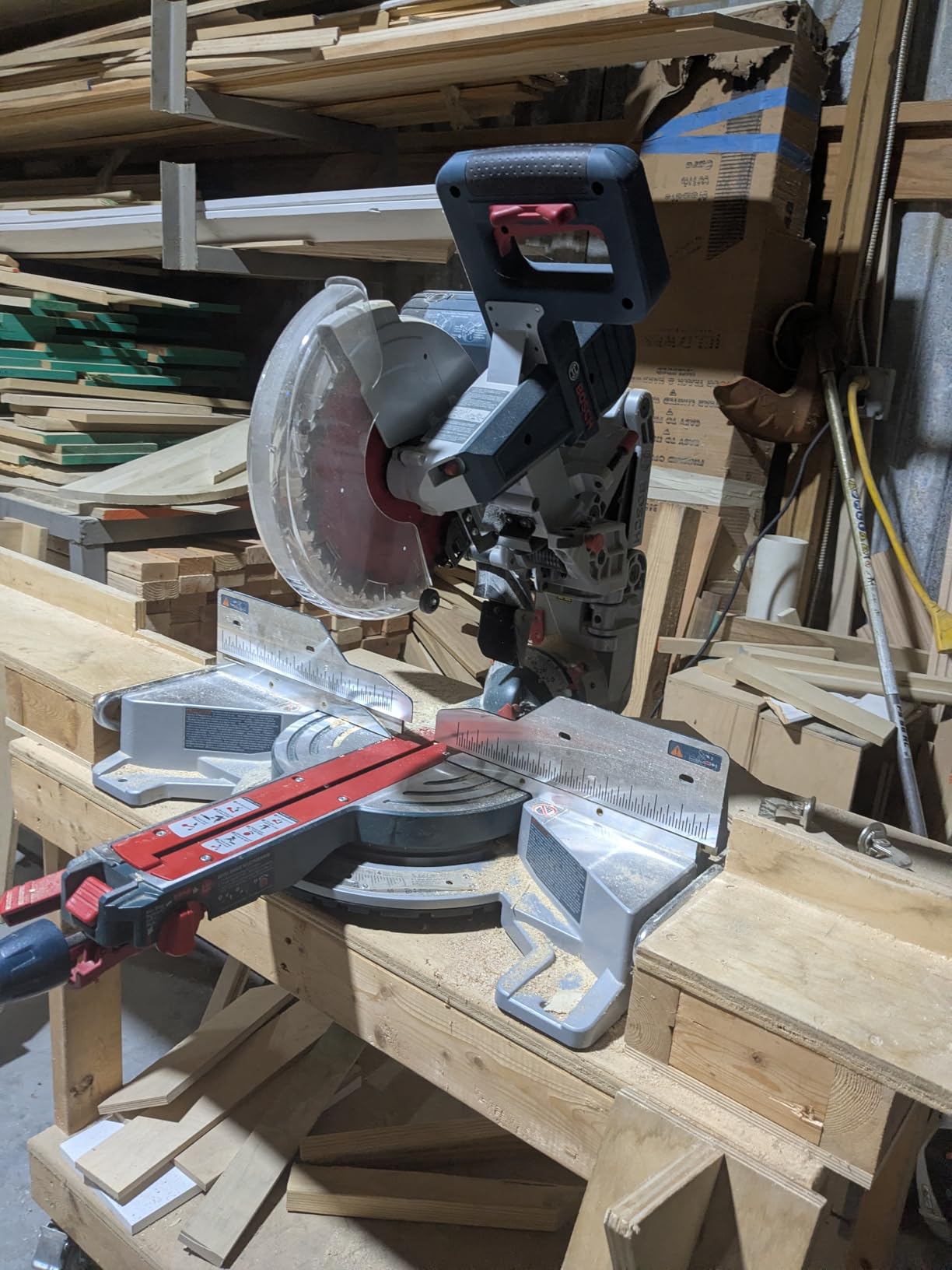 BOSCH CM10GD Compact Miter Saw - 15 Amp Corded 10 Inch Dual-Bevel Sliding Glide Miter Saw customer photo 1