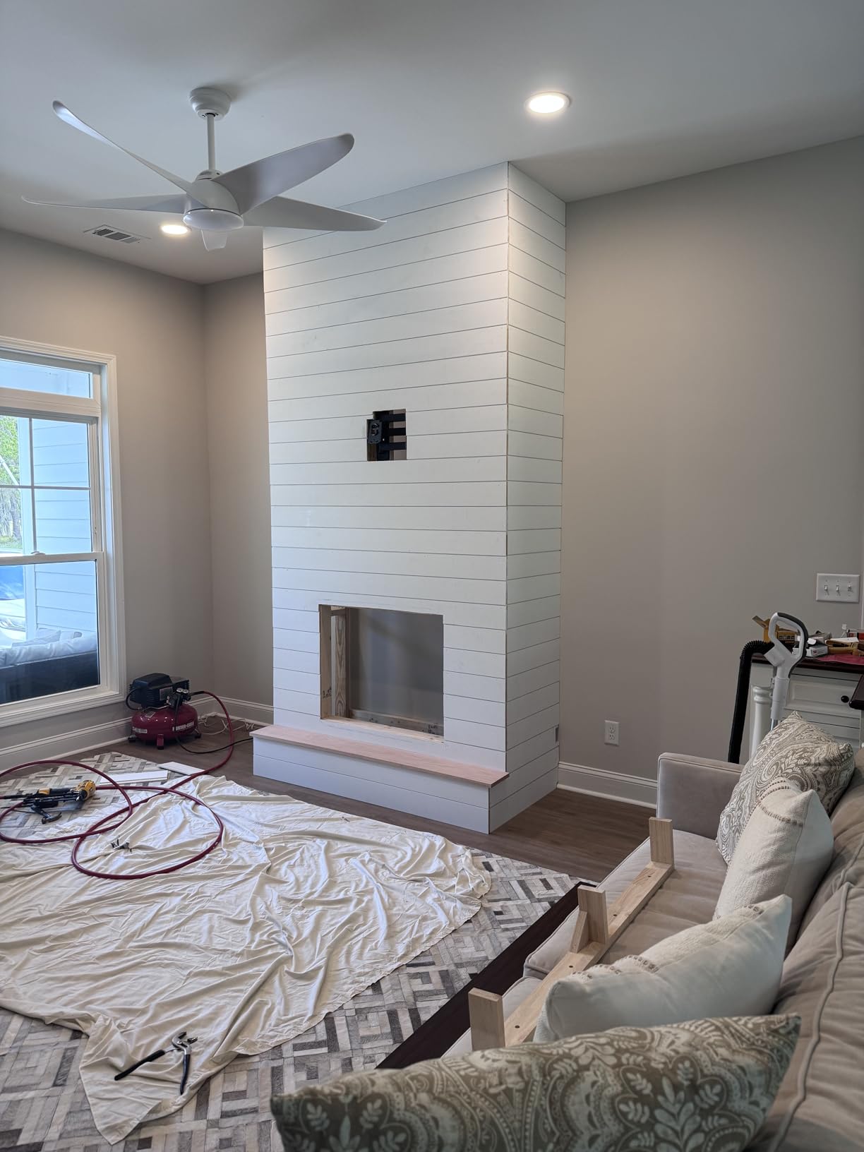 Touchstone Smart Electric Fireplace-The Sideline 50