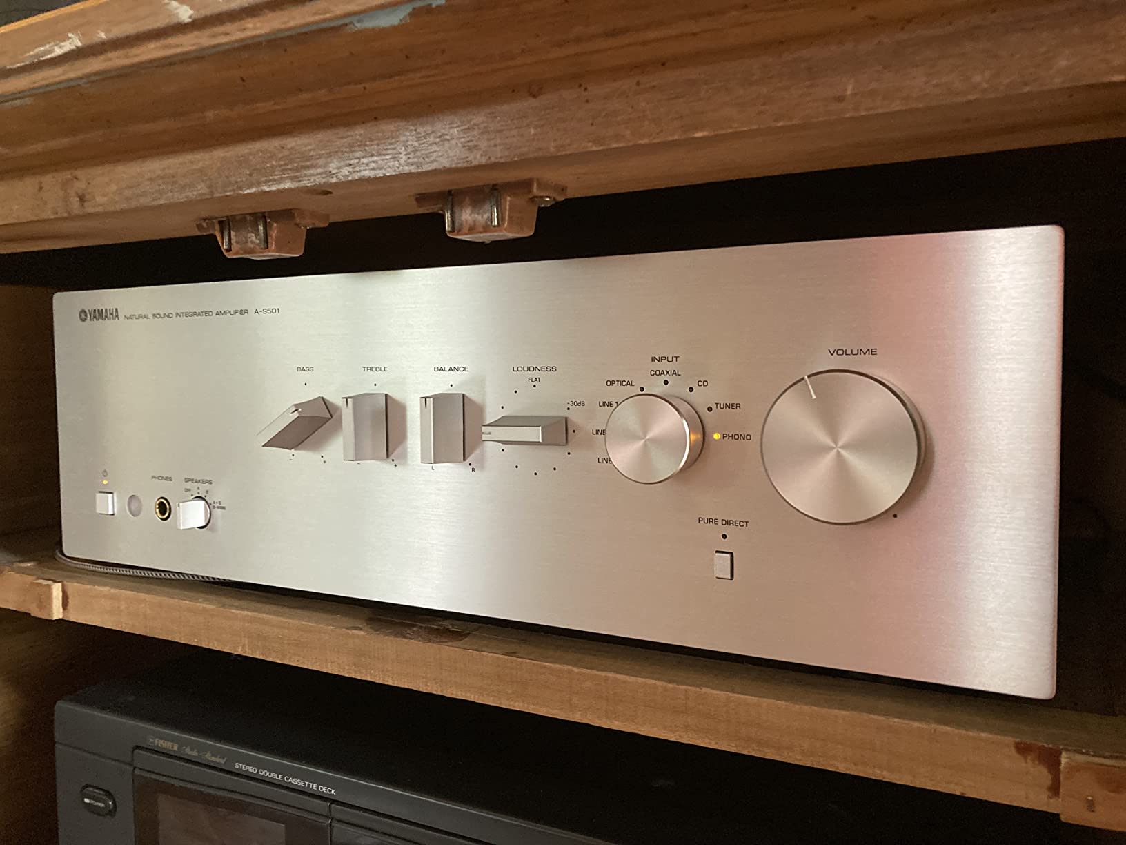 Yamaha Audio A-S301BL Natural Sound Integrated Stereo Amplifier (Black) customer photo 2