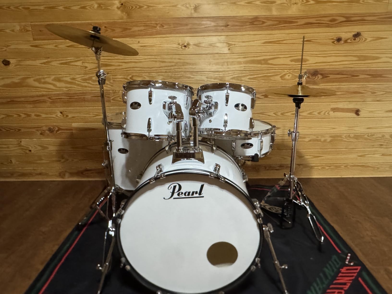 Pearl Roadshow 5-Piece Complete Kit with Cymbals and Stands, Jet Black (RS525SC/C31) customer photo 1