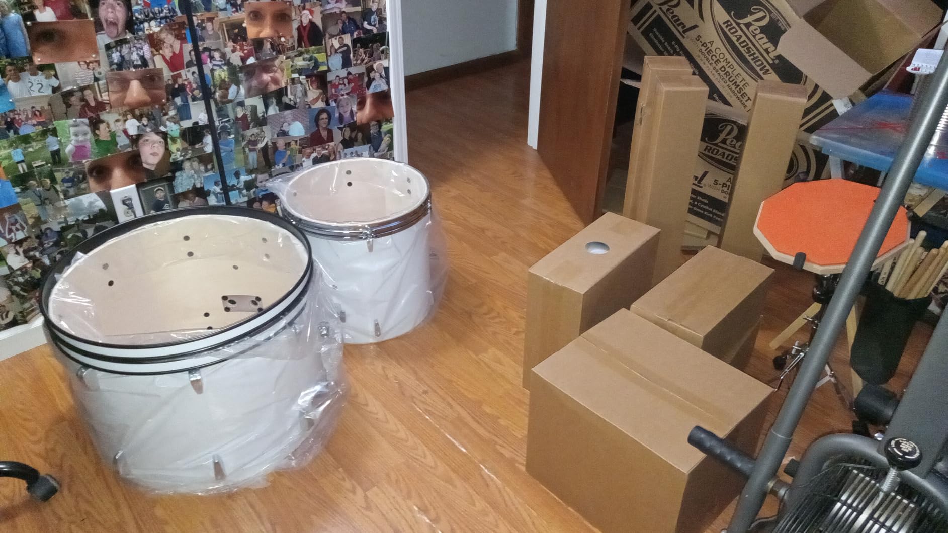 Pearl Roadshow 5-Piece Complete Kit with Cymbals and Stands, Jet Black (RS525SC/C31) customer photo 2