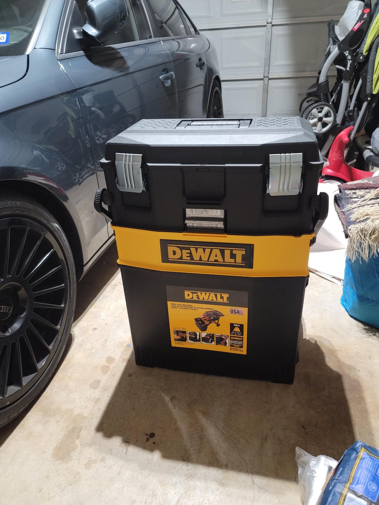 DEWALT Tool Box & Rolling Mobile Work Center, Multi-level (DWST20880) customer photo 1