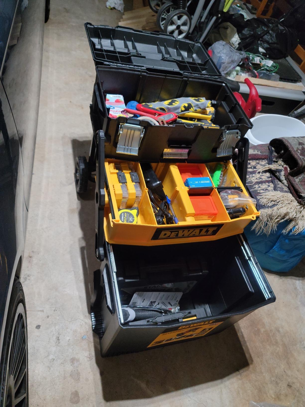 DEWALT Tool Box & Rolling Mobile Work Center, Multi-level (DWST20880) customer photo 2