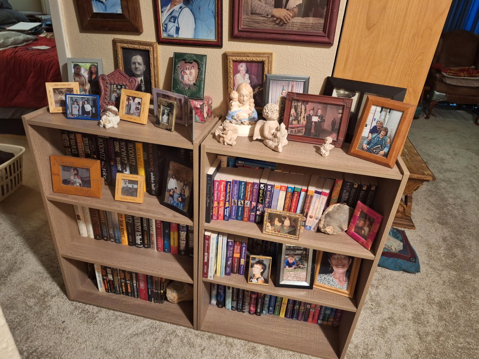 Sauder Beginnings 3-Shelf Bookcase, Bookshelf with Adjustable Storage Shelves, in Brook Cherry finish customer photo 2