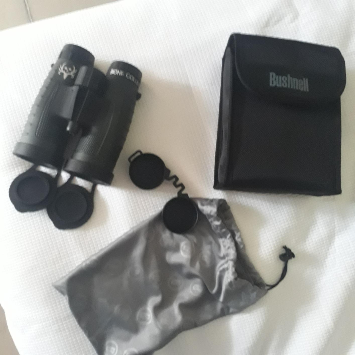 Bushnell Binocular Bundle: Trophy XLT 10x42 Binoculars (Bone Collector Edition) + Deluxe Binocular Harness customer photo 2