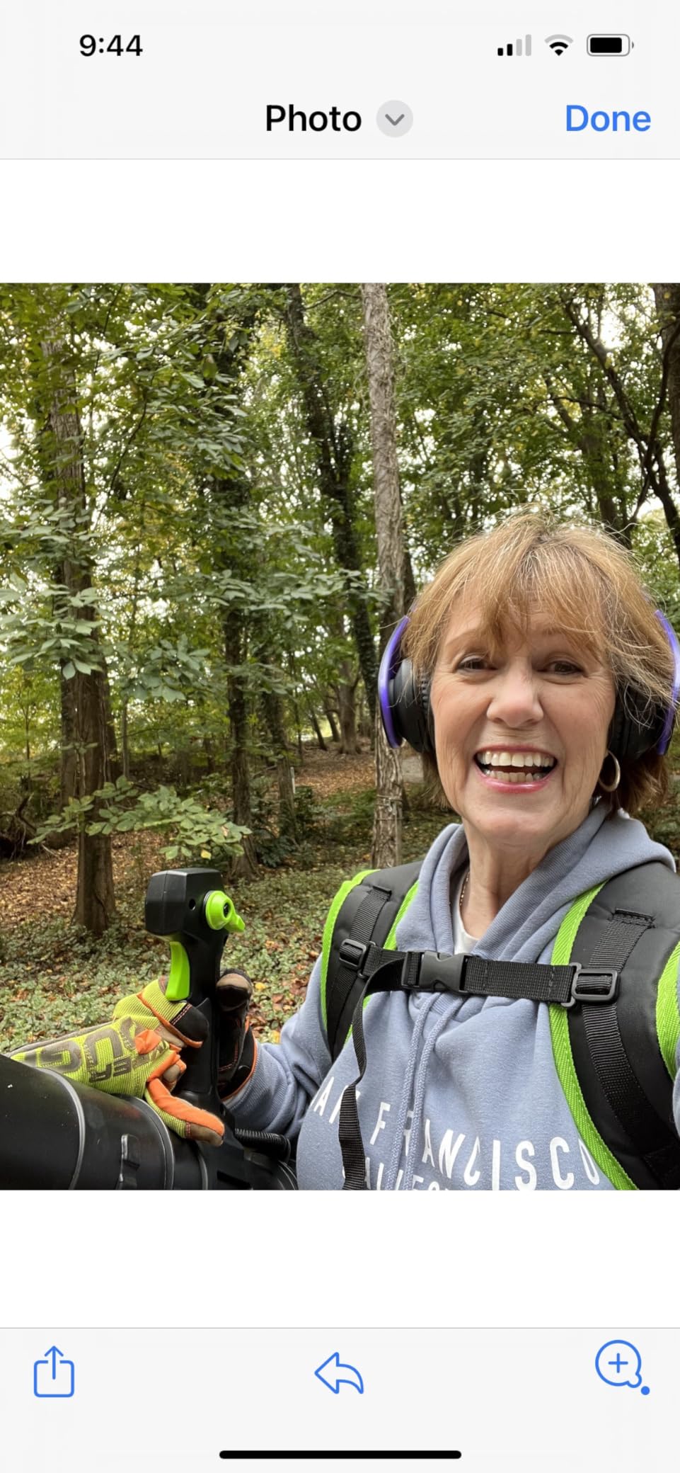 Greenworks 80V (180 MPH / 610 CFM / 75+ Compatible Tools) Cordless Brushless Backpack Blower, 2.5Ah Battery and Rapid Charger Included customer photo 1
