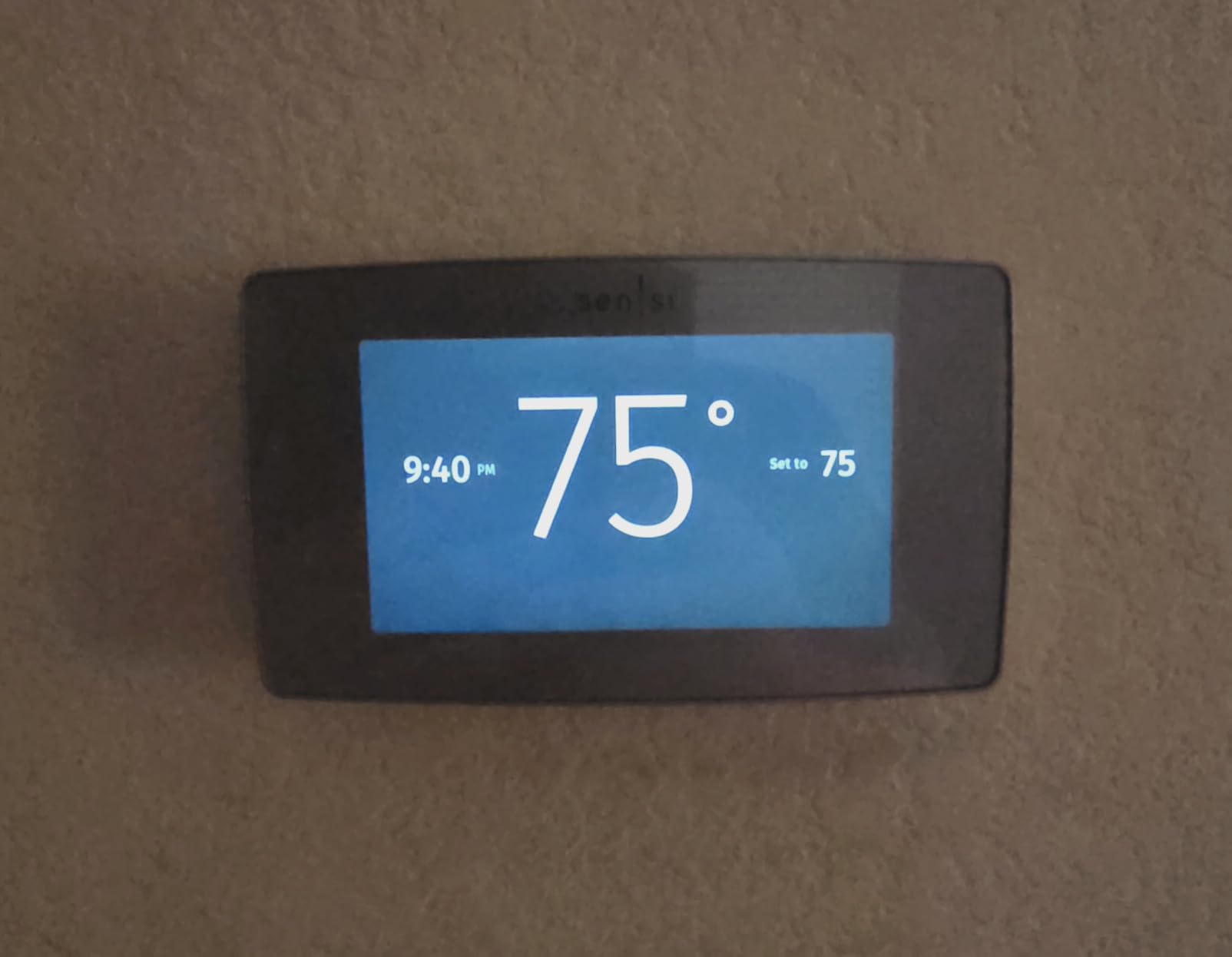 Emerson Sensi Touch Wi-Fi Smart Thermostat with Touchscreen Color Display, Works with Alexa, Energy Star Certified, C-wire Required, ST75 customer photo 2