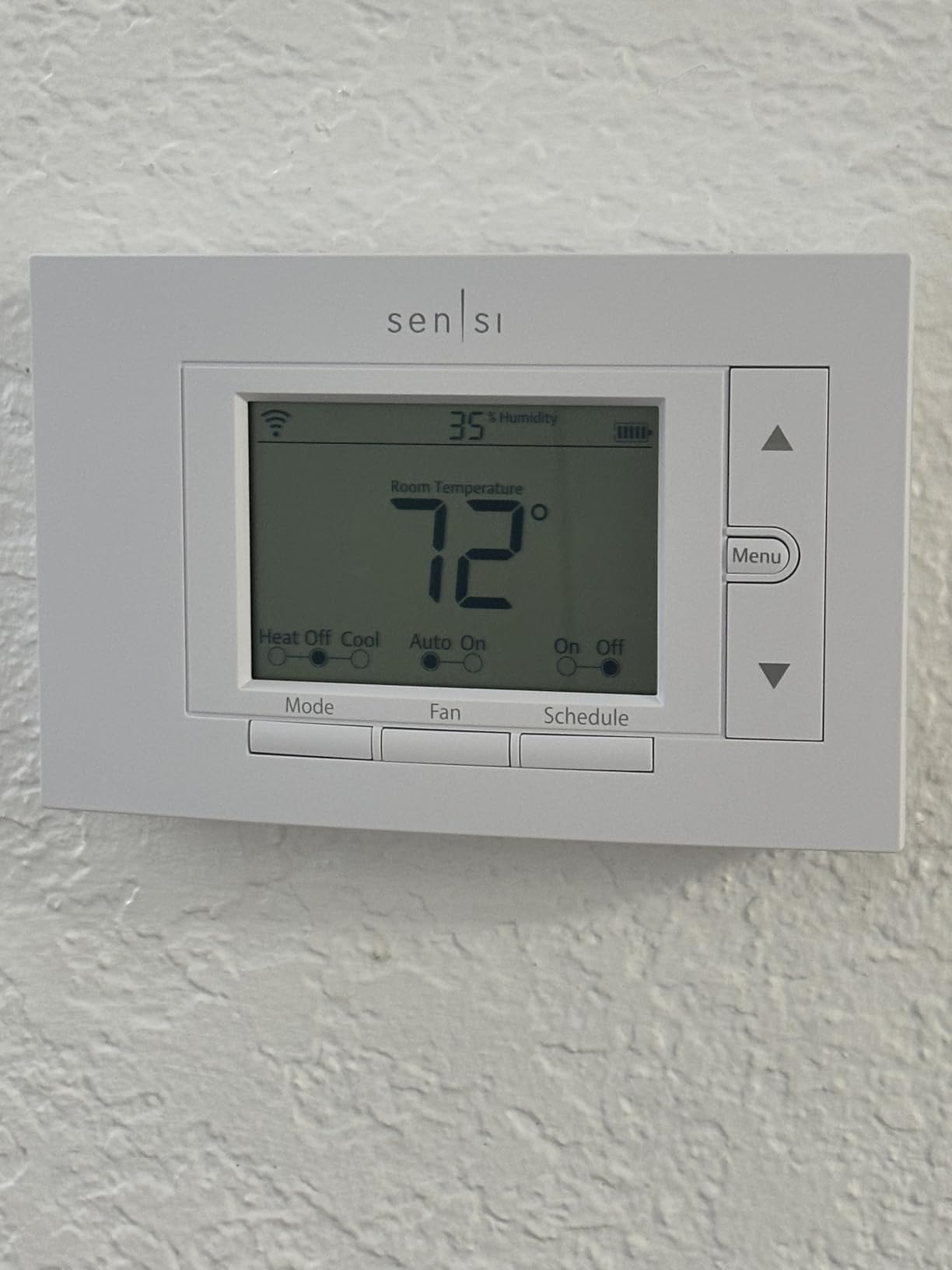 Sensi Smart Thermostat, Wi-Fi, Data Privacy, Programmable, Easy DIY Install, Works With Alexa, Energy Star Certified, ST55 customer photo 1