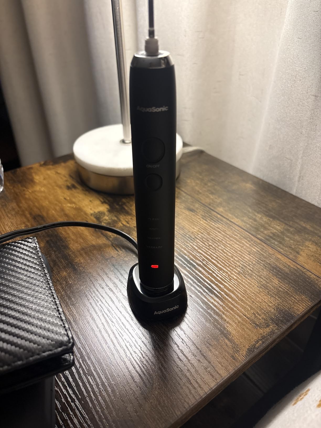 Aquasonic Black Series Ultra Whitening Toothbrush - ADA Accepted Electric Toothbrush- 8 Brush Heads & Travel Case - 40,000 VPM Electric Motor & Wireless Charging - 4 Modes w Smart Timer customer photo 2