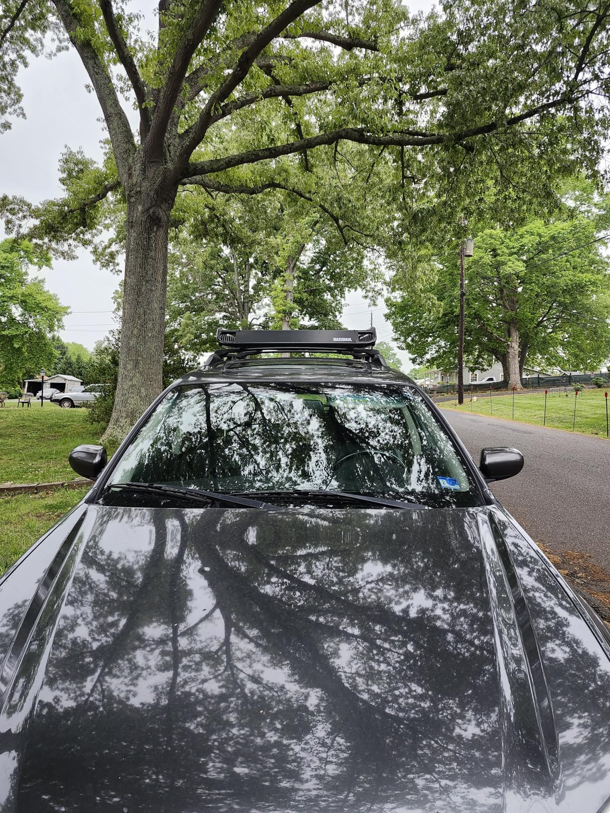 MaxxHaul Steel Roof Rack Cargo Basket, 46