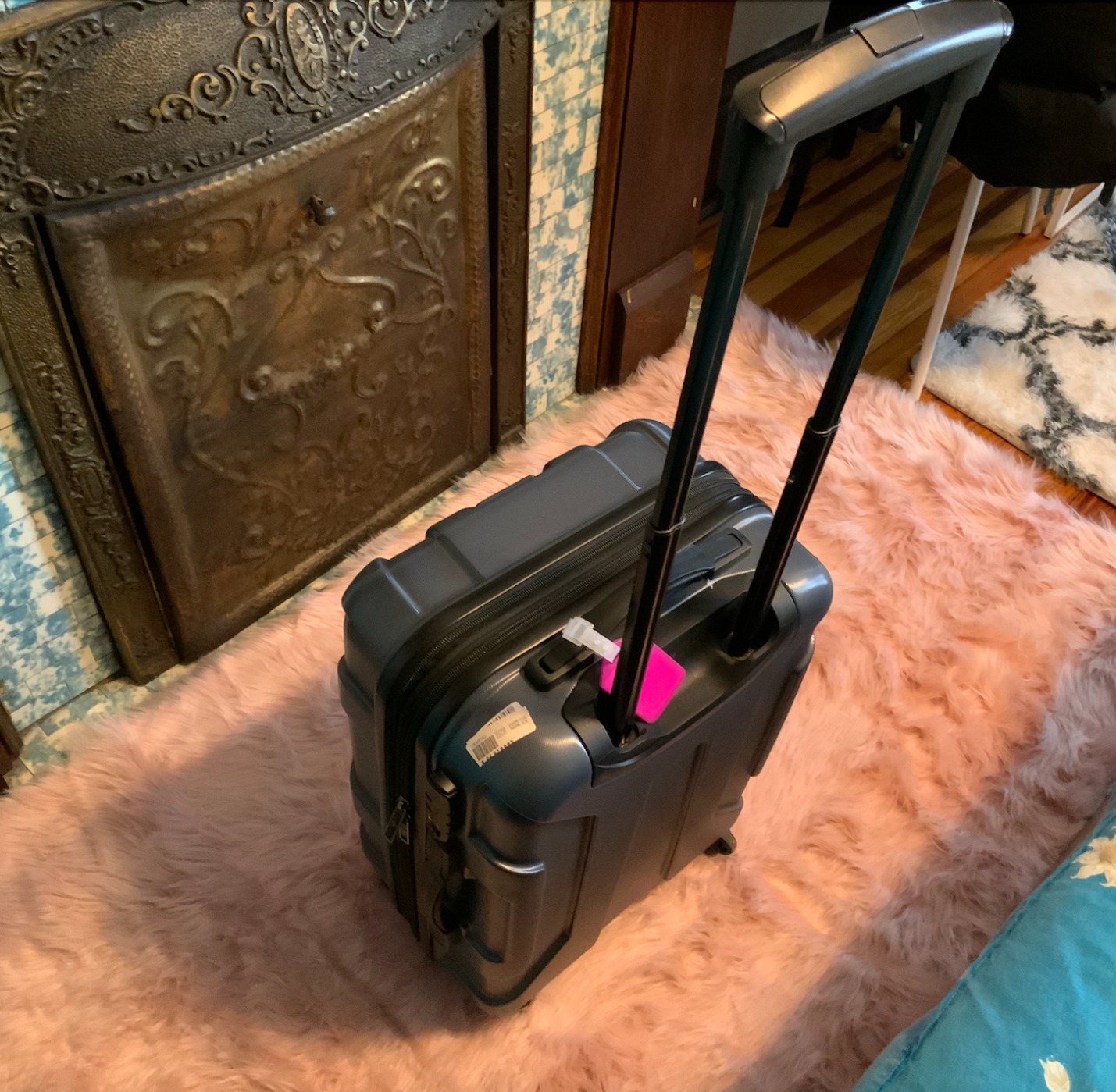 Samsonite Centric Hardside Expandable Luggage with Spinner Wheels, Caribbean Blue, 3-Piece Set (20/24/28) customer photo 2