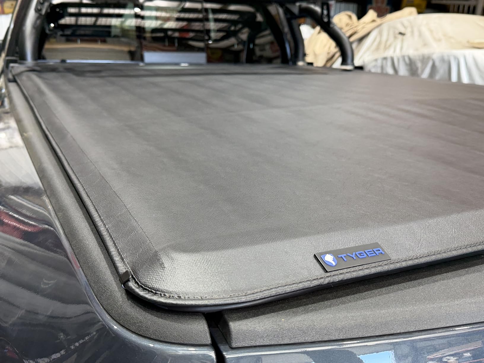 Tyger Auto T1 Soft Roll-up Truck Bed Tonneau Cover Compatible with 2019-2026 Ram 1500 (Not Fit 19-24 Classic) | 5'7