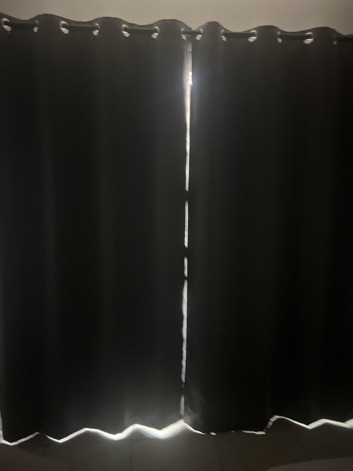 Yakamok 100% Blackout Curtains 84 Inches Long, 2 Thick Layers Heat and Full Light Blocking Soft Thermal Insulated Drapes for Bedroom customer photo 1