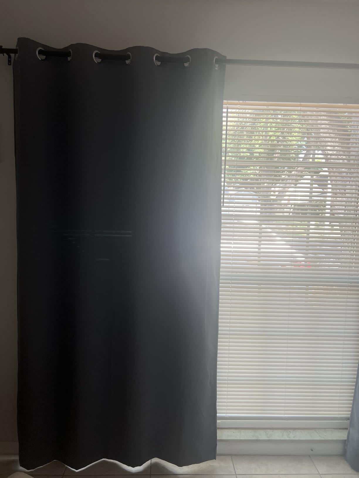Yakamok 100% Blackout Curtains 84 Inches Long, 2 Thick Layers Heat and Full Light Blocking Soft Thermal Insulated Drapes for Bedroom customer photo 2