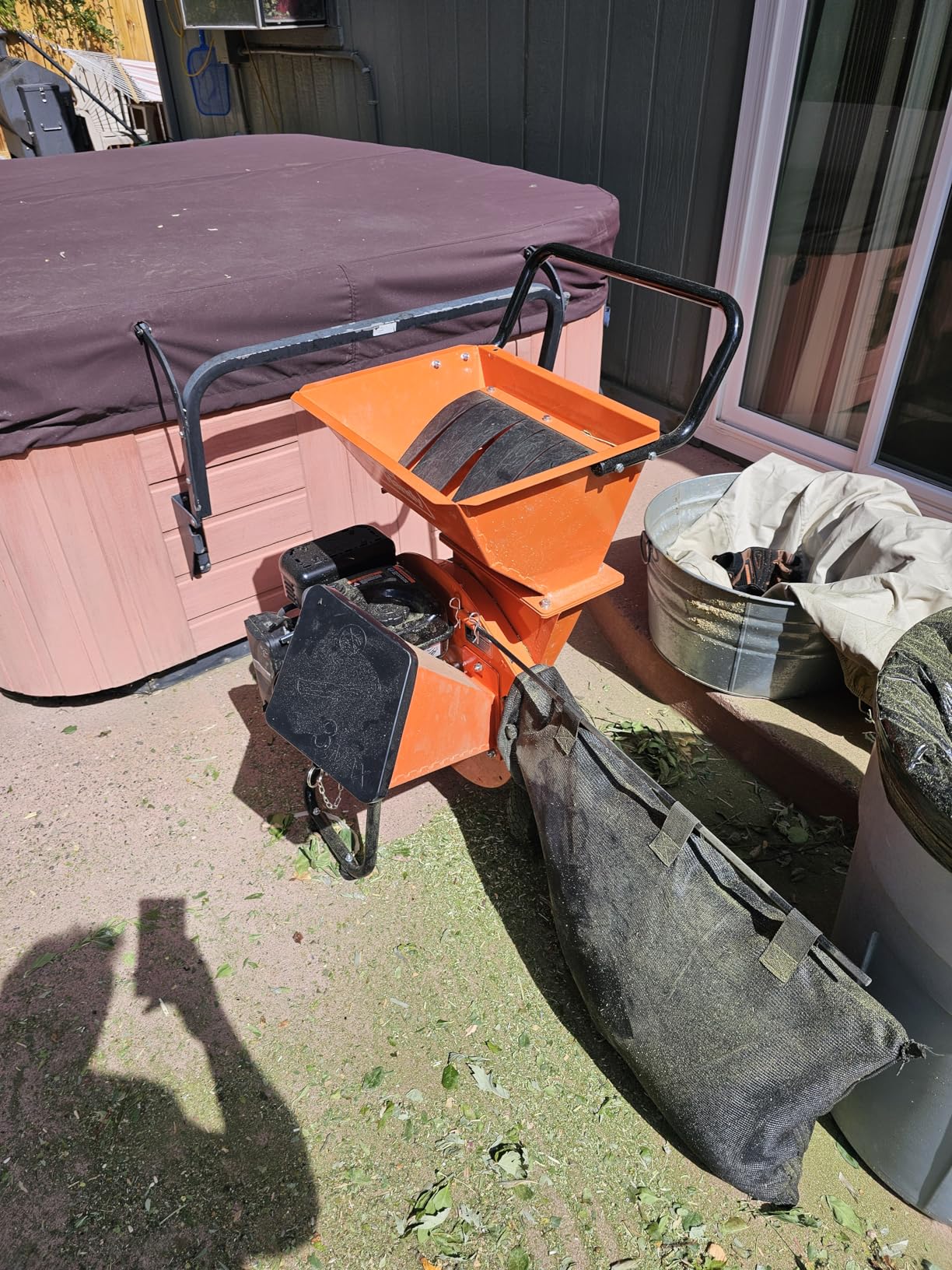 SuperHandy Wood Chipper Shredder Mulcher Ultra Heavy Duty 7HP 3 in 1 Multi-Function 3