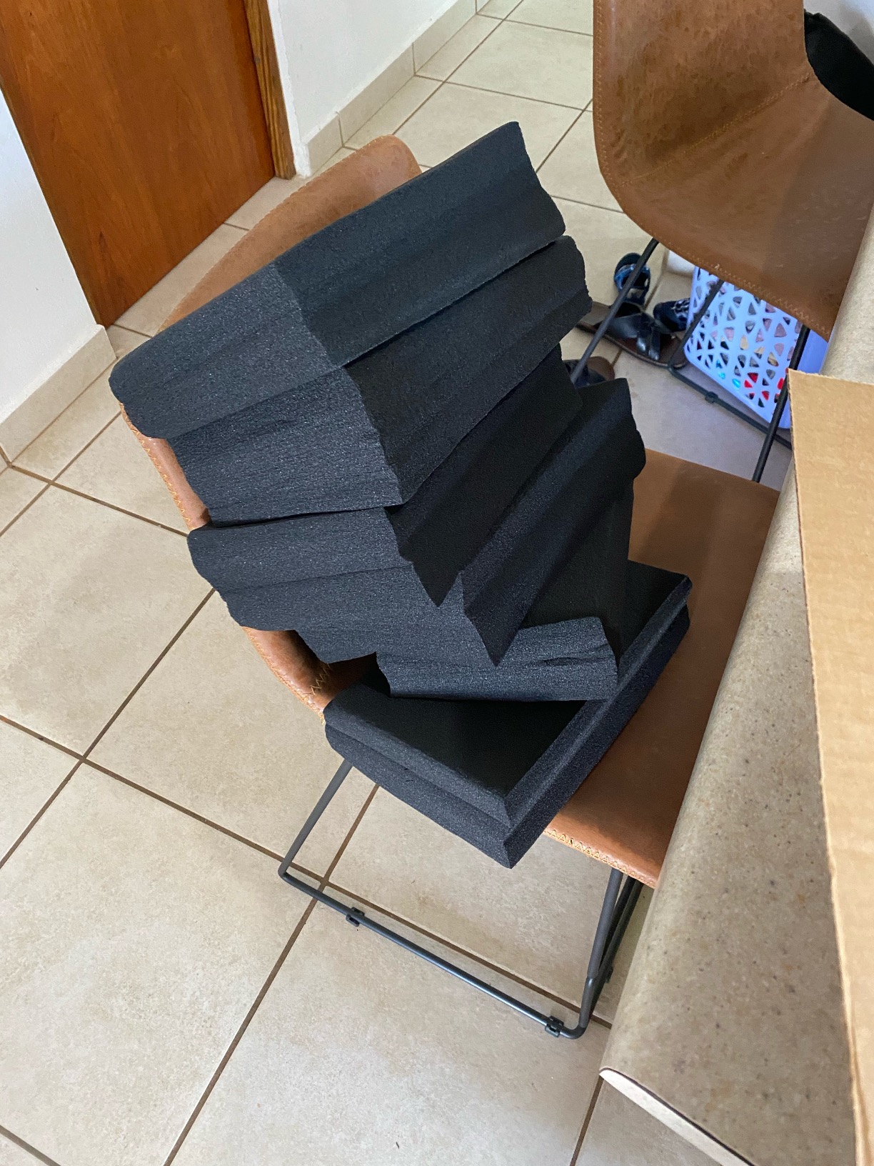 JBER 4 Pack Acoustic Foam Bass Trap Studio Foam 12
